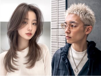 ヘアサロン エフ 渋谷(F)の写真/【24時まで営業】【20時以降でも予約が可能】仕事のあとにも通いやすいサロン◎