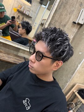 ヘアカロン 熊本本店(Hair CALON) メンズヘア/ツイスパ/ホワイトメッシュ