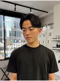 メンズ王道ヘアセンターパート