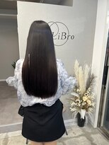 リブロ(LiBro)&nbsp;髪質改善ストレートダークアッシュ暗めカラー大人ナチュラル