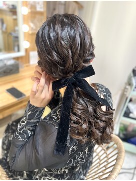 ルノンルージュ(Renon Rouge) ふわふわローポニーテール