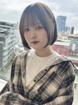 ユーフォリア エヌ 池袋サンシャイン通り店(Euphoria +n) 簡単に耳掛けできるミニマルボブ/小顔ショート