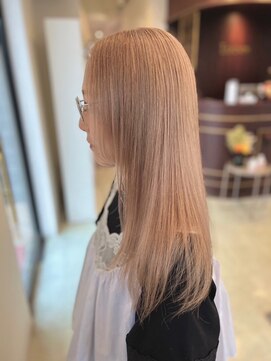 【MONA】ハイトーンベージュ/デザインカラー/ダブルカラー