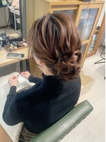 シュクレアミ 福島(sucre ami)&nbsp;ルーズアップ　撮影　【福島/ヘアセット】