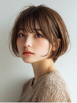 ロディーナ 大口 新子安(rodina) 着物ヘア/大人ガーリー/ダークアッシュ/似合わせカット/大口子安