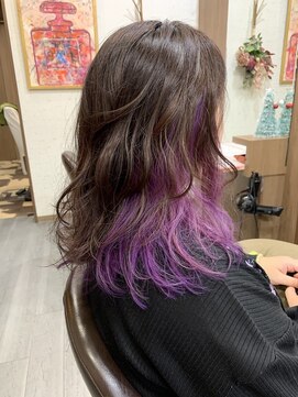 グラムアッシュ(GLAM ASH) パープルインナーカラー