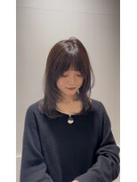 バサ 江古田店(BASSA) 【Kansaku】ミディアムレイヤー × チョコレートブラウンカラー