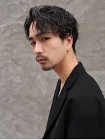 テン 心斎橋(tenn.)&nbsp;心斎橋シャドウパーマメンズマッシュウルフカット波巻きパーマ