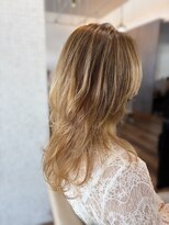 スタイル 皆実店(STYLE) レイヤースタイル♪コテ巻き風デジタルパーマ