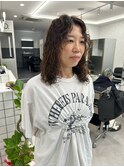 大人カーリーなスパイラルパーマ【菅井】【Ato.明石】