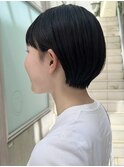 20代30代前髪なしショートハンサムショート丸みショートレイヤー