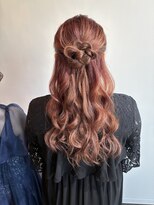ヘアセット専門サロン by OKINAWA WATABE WEDDING 那覇店&nbsp;ハーフアップ