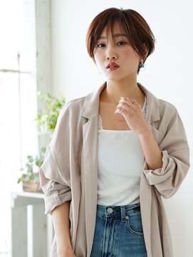 アビエクレール 河内花園(abije claire) ナチュラルクールショート★20代30代50代 髪質改善