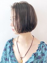 アイティー バイ アルバム 浦和店(IT by ALBUM) ミニボブグレージュ_ココアブラウンフリンジウェーブ_ba295663