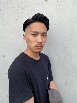 タケシズバーバー(BARBER) ツーブロック七三オールバック