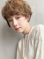 アイティー バイ アルバム 浦和店(IT by ALBUM)&nbsp;カジュアルショート_オリーブカラーハイライトカラー_57020