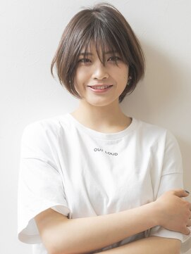 ナンプウ(Nanpu) 《Nanpu》美シルエット☆似合わせ大人前下りショートボブ◎20代