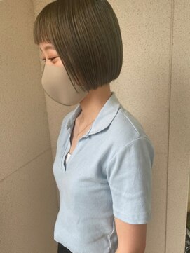 リィベ(Liibe) guest snap ミニボブ/ハニーベージュ/髪質改善カラー