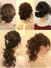 【 専門のスタイリストが素敵なヘアセットをご提案！髪の長さに関わらず様々なデザインを紹介致します☆】