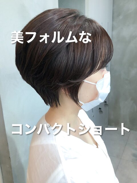 【美シルエット】なコンパクトショート/横浜髪質改善