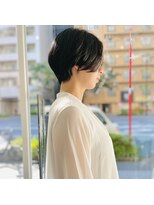 大人可愛い30代40代50ショートボブショート丸みショート