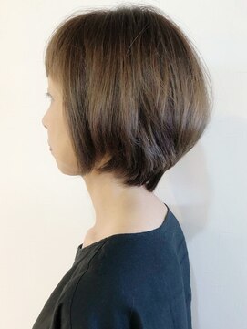 リコ(LIKO) 大人のまとまるショートボブ☆似合わせカット/大人ヘア