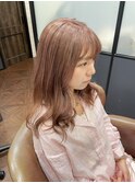 ピンクベージュカラー