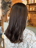 ミルヘアデザイン(mil hair design)&nbsp;韓国くびれレイヤーカットベージュカラーグレージュカラー