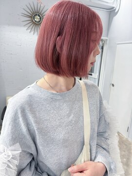 シー ヘアデザイン(see hair design) pink ベージュ