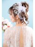  ヘアセット＋リボン＋パール￥3300（土日祝￥3800）