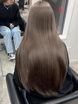 ペレ 梅田(PELE) 前髪/アンブレラカラー/こなれミディ/イメチェン/ウェーブパーマ