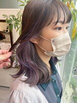 グーフィートーキョー 銀座(Goofy Tokyo)&nbsp;Goofy銀座/イヤリングカラー/紫/バイオレット/インナーカラー/mv