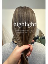 スー(suu)&nbsp;大人極細ハイライト.白髪ぼかしハイライト