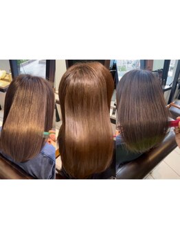 【流行りのメテオカラーや、オリジナルシャンプートリートメントで普段に格別の違いを】