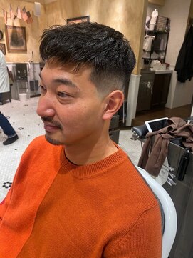 ルドローブラントオオサカ(LUDLOW BLUNT Osaka) 【LUDLOW　BROS】クロップヘア　濡れパンスタイル