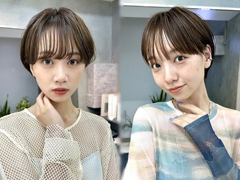 ダル 渋谷/表参道(DAL.)の写真/顔周りのデザインで大きく印象が変わる。小顔に見せるカットで毎日のスタイリングも楽に♪【渋谷/表参道】
