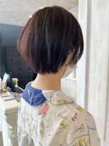 キャアリー(Caary)&nbsp;福山人気10代20代30代暖色ブラウン骨格補正ショートヘア髪質改善