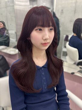 エヌアイ オモテサンドウ(ni omotesando) こだわりのお顔周りカット!ラベンダーカラー