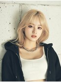 韓国/髪質改善/レイヤーカット/ミディアム/小顔/透明感カラー