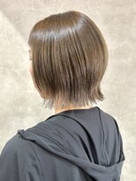 エンクス(enx)&nbsp;ホワイトグレージュデジタルパーマミニウルフ鶴ヶ峰YM610