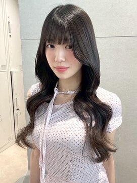 トリッカ シブヤ(TRICCA SHIBUYA) 韓国コテ巻きワンホン/スタイリング/ロングレイヤー/小顔/顔周り