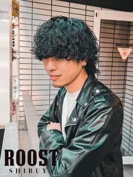 ルースト 渋谷店(ROOST) MEN’S HAIR/波巻ツイストスパイラル/フェザーパーマ/眉毛/渋谷
