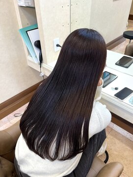 ロング/ブラウン/レッドブラウン/姫カット/宇都宮