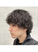 三重桑名波巻きパーママッシュウルフ/マッシュウルフパーマ