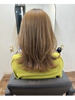 マインバイアフロートギンザ(MYNE by AFLOAT GINZA) 鎖骨ミディアムくびれヘア/レイヤー/ひし形シルエット