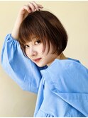 〈a30〉ショート韓国ボブハイライト髪質改善ブリーチ前髪20代30