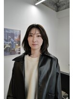 フェイバリットガーデン(favorite garden) 20代30代40代ラベンダーグレージュ顔まわりレイヤー