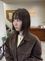 ヘアー バトン(hair vaton)&nbsp;レイヤー　グレージュカラー