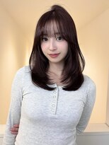 アイトーキョーエス 渋谷(AI TOKYO S)&nbsp;ピンクベージュ/前髪/渋谷/イメチェン/レイヤーカット