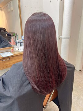 アジールヘア 北千住駅西口店(agir hair) ブリーチなしダブルカラー/ピンクカラー北千住